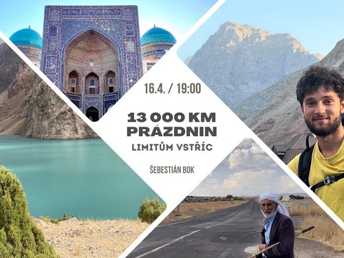 Plakát události 13 000 km prázdnin – limitům vstříc