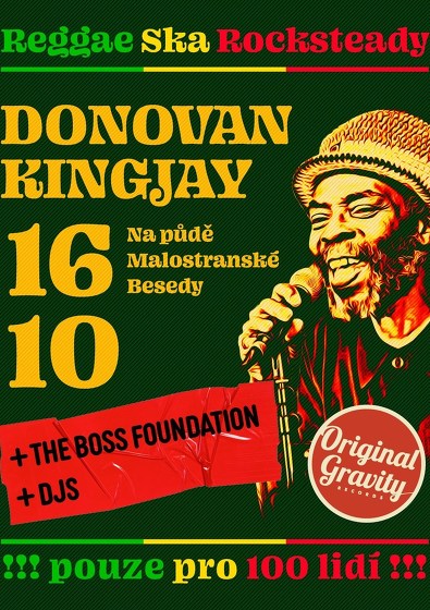 Plakát události Donovan Kingjay + The Boss Foundation