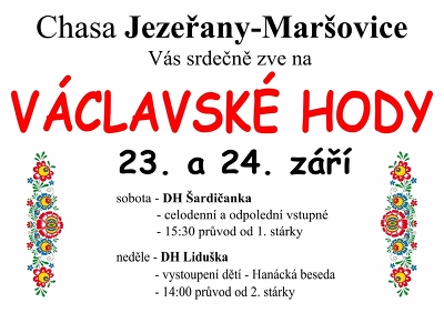 Plakát události Václavské hody 23. - 24. 9. 