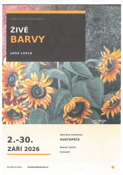 Plakát události Výstava obrazů Jana Lukla