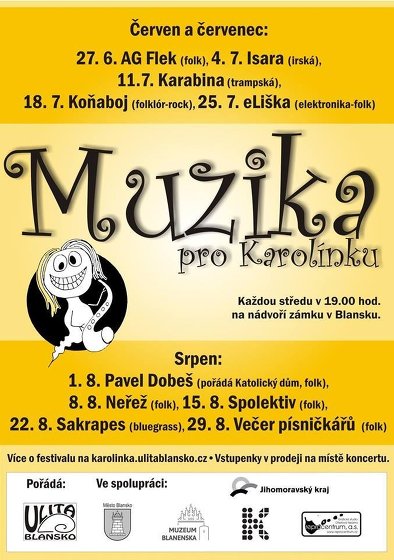 Plakát události Muzika pro Karolínku: Spolektiv