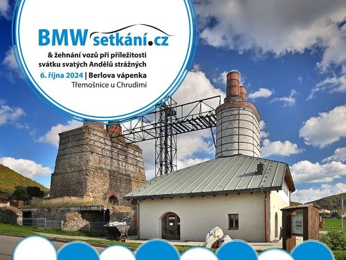 Plakát události BMW setkání a žehnání vozů 2024