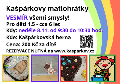 Plakát události Kašpárkovy matlohrátky - vesmír