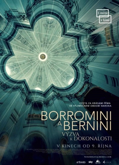 Plakát události Borromini a Bernini – výzva k dokonalosti