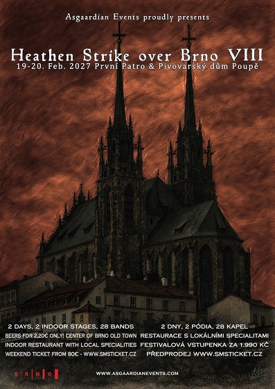 Plakát události Heathen Strike over Brno VIII