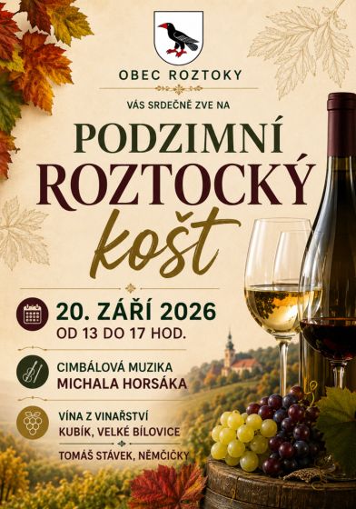 Plakát události Podzimní roztocký košt