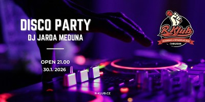 Plakát události Disco party - Chrudim