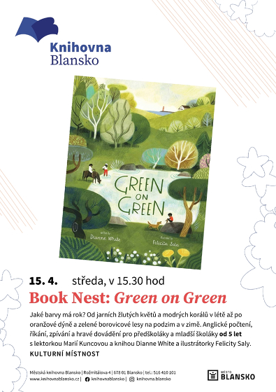 Plakát události Book Nest: Green on Green