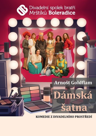 Plakát události A. Goldflam: Dámská šatna - divadelní představení