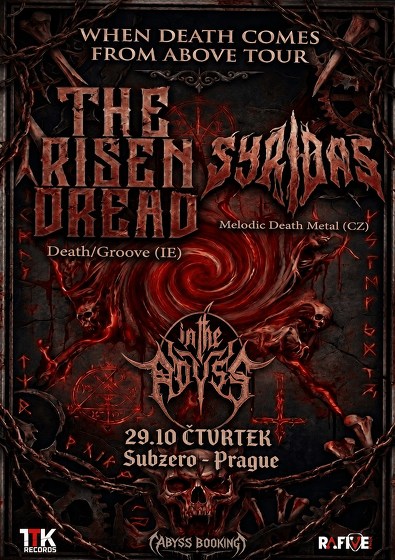 Plakát události When Death Comes From Above Tour 2026 | Praha