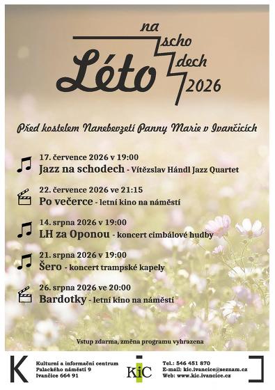 Plakát události Léto na schodech 2026