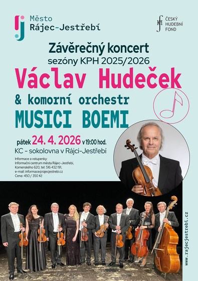 Plakát události Václav Hudeček & Musici Boemi