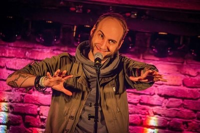 Plakát události Slam poetry povánoční