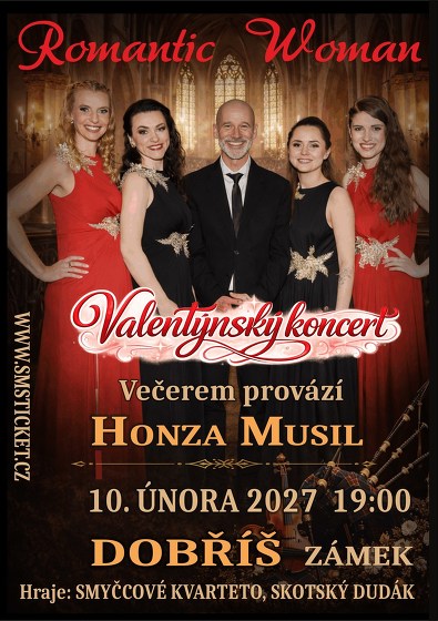 Plakát události Romantic Woman na zámku Dobříš