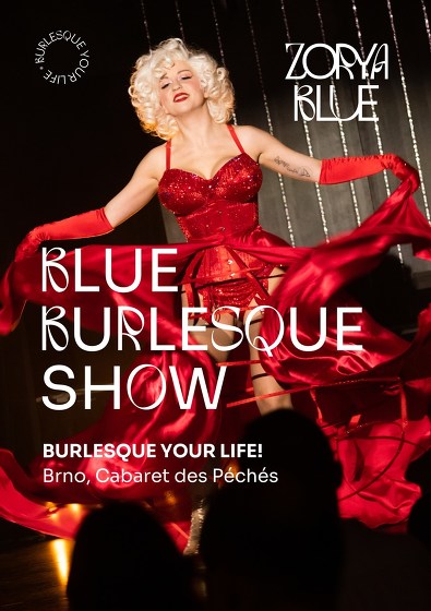 Plakát události Blue Burlesque Show