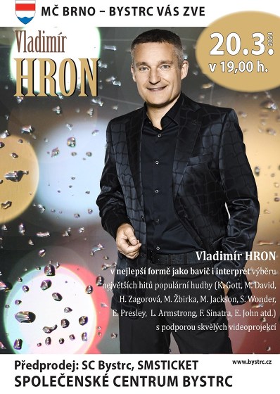 Plakát události Vladimír Hron