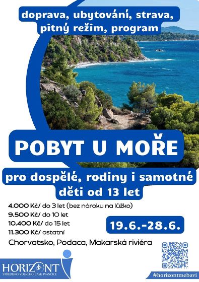 Plakát události Pobyt u moře 2026