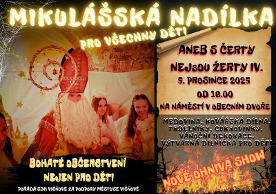 Plakát události Mikulášská nadílka Višňové