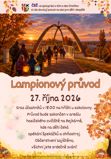 Plakát události Lampionový průvod