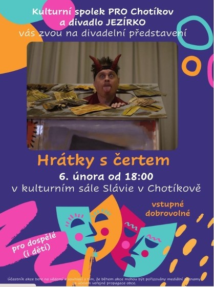 Plakát události Hrátky s čertem (divadlo)