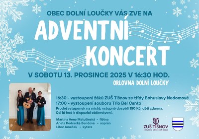 Plakát události Adventní koncert
