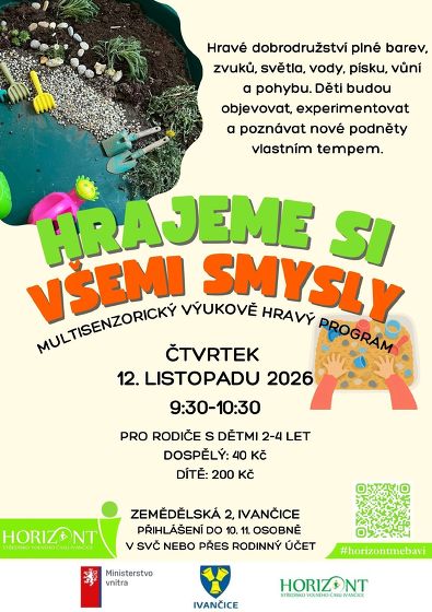 Plakát události Hrajeme si všemi smysly