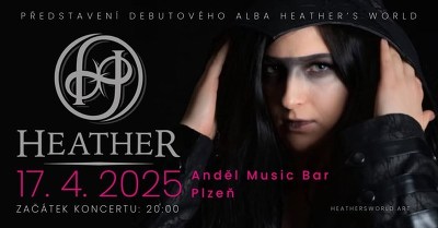 Plakát události Vystoupení zpěvačky Heather s kapelou