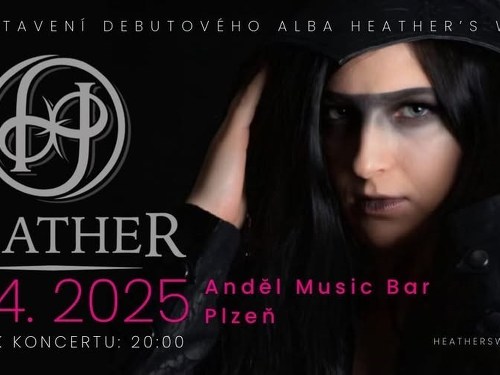 Plakát události Vystoupení zpěvačky Heather s kapelou