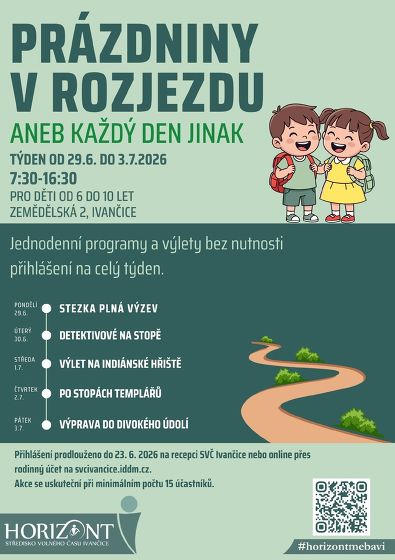 Plakát události Prázdniny v rozjezdu