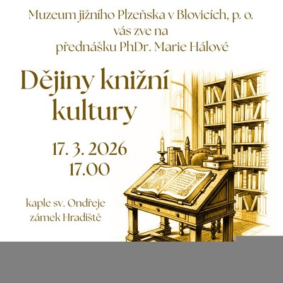 Plakát události Dějiny knižní kultury