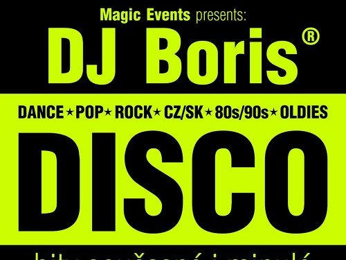 Plakát události DJ Boris DISCO - RAJHRAD