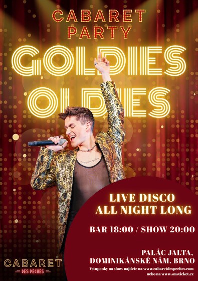 Plakát události Cabaret Party: Goldies Oldies – Sváteční zlatá horečka