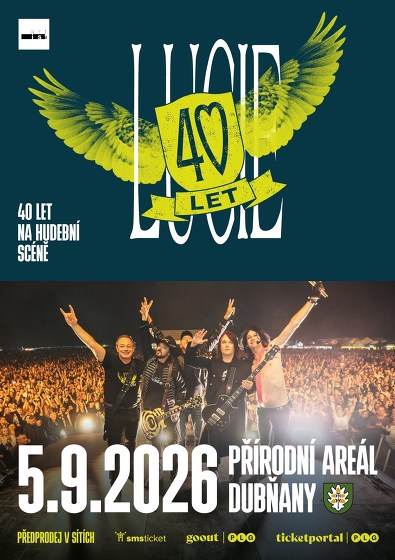 Plakát události LUCIE 40 Let