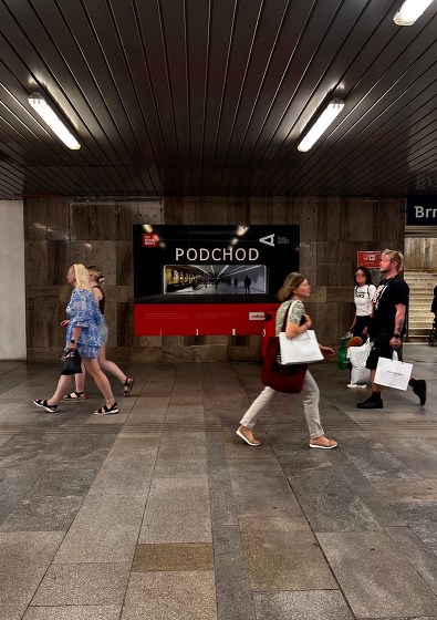 Plakát události Pr¿[e]chod: Podchod pod hlavním nádražím, Brno
