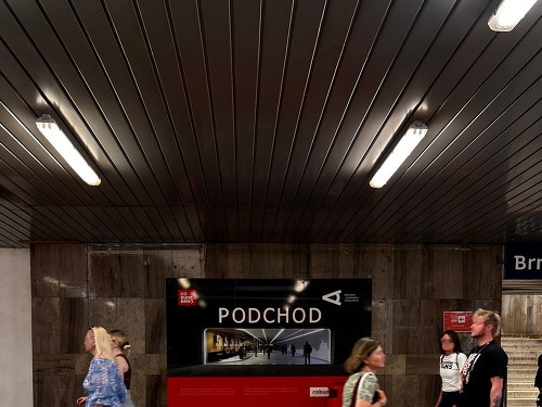 Plakát události Pr¿[e]chod: Podchod pod hlavním nádražím, Brno