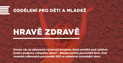 Plakát události Hravě - zdravě: Jak se nestát závislákem