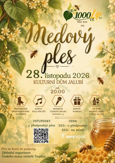 Plakát události Medový Ples
