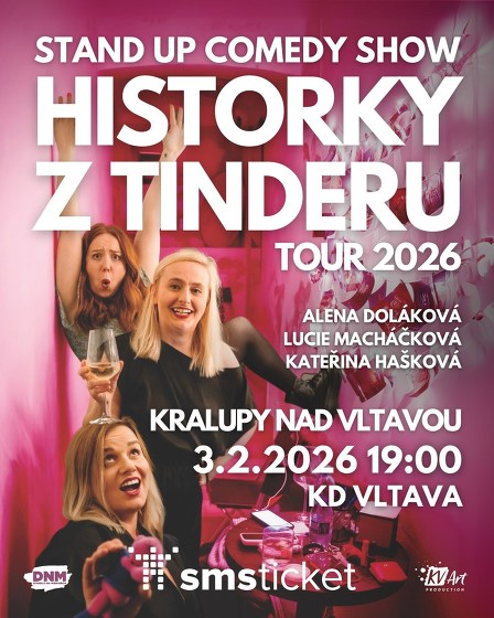Plakát události Historky z Tinderu Tour 2026