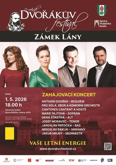 Plakát události Dvořákův festival: Zahajovací koncert
