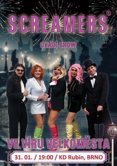 Plakát události Screamers: Ve víru velkoměsta