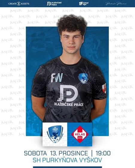 Plakát události Amor Vyškov : Helas Brno