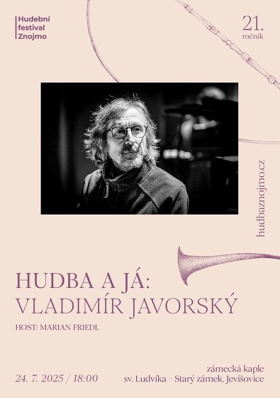 Plakát události Hudba a já: Vladimír Javorský