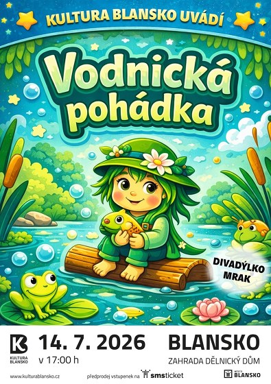 Plakát události Vodnická pohádka | Pohádka na Zahradě