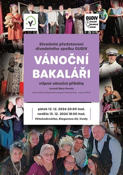 Plakát události Vánoční Bakaláři - divadelní představení