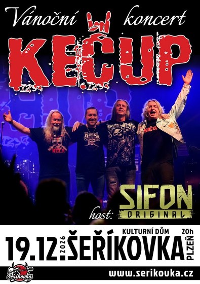 Plakát události Kečup + host Sifon originál - Vánoční koncert