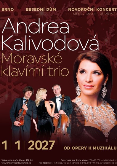 Plakát události Novoroční koncert & Andrea Kalivodová