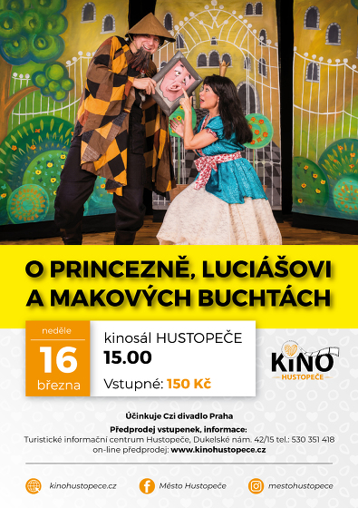 Plakát události O princezně, Luciášovi a makových buchtách
