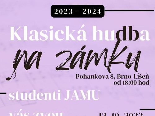Plakát události Klasická hudba na zámku (Katedra bicích nástrojů)