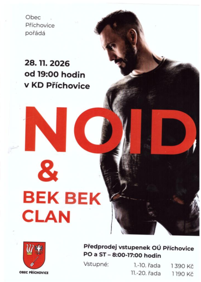 Plakát události Noid & Bek Bek Clan