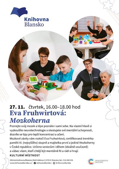 Plakát události Eva Fruhwirtová: Mozkoherna